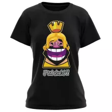 T-shirt Femme Le Roi « J'tai Clashé !! » – Parodie Clash Royale
