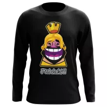 T-Shirt à manches longues Le Roi « J'tai Clashé !! » – Parodie Clash Royale