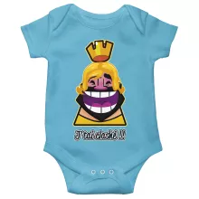 Body bébé Le Roi « J'tai Clashé !! » – Parodie Clash Royale
