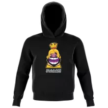 Sweat à capuche Enfant Le Roi « J'tai Clashé !! » – Parodie Clash Royale
