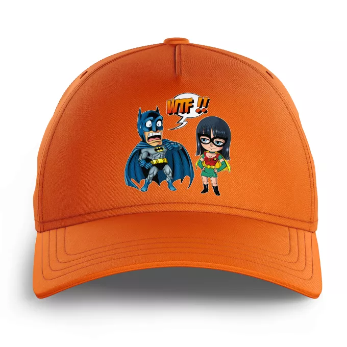 Bonés de Verão para crianças Paródia One Piece Batman e Robin