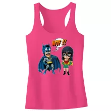 Batman Kinderen Meisjes Tank Top “Batman en Robin” – One Piece parodie