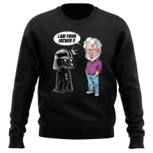 Pull Dark Vador « Un père pas si inconnu que ça... :) (Version Originale) » – Parodie Star Wars