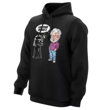 Felpa con cappuccio Darth Vader “Darth Vader e George Lucas - I am your Father” – Parodia dei Star Wars