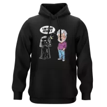 Felpa con cappuccio Darth Vader “Darth Vader e George Lucas - I am your Father” – Parodia dei Star Wars