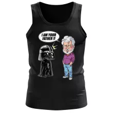 Débardeur Dark Vador « Un père pas si inconnu que ça... :) (Version Originale) » – Parodie Star Wars