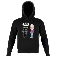 Darth Vader Barnhuvade tröjor “Darth Vader och George Lucas - I am your Father” – Parodi Stjärnornas krig
