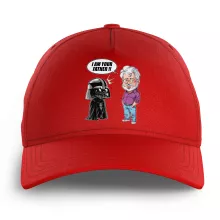 Darth Vader Kinder Kappe “Darth Vader und George Lucas - I am your Father” – Parodie auf Star Wars
