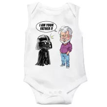 Body bébé Dark Vador « Un père pas si inconnu que ça... :) (Version Originale) » – Parodie Star Wars