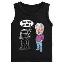 Darth Vader Kinderjongen tanktops “Darth Vader en George Lucas - I am your Father” – Star Wars parodie
