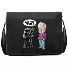 Sac à bandoulière Dark Vador « Un père pas si inconnu que ça... :) (Version Originale) » – Parodie Star Wars