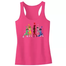 Camisola de alças crianças raparigas “Deadpool e Power Rangers” – Deadpool de parodia