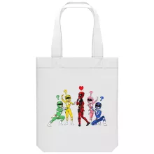 totebag “Deadpool e Power Rangers” – Deadpool de parodia