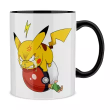Caneca Pikachu “Pikachu e Ash Ketchum” – Pokémon de parodia