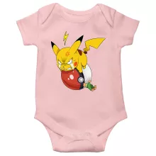 Fatinho para bebé (menina) Pikachu “Pikachu e Ash Ketchum” – Pokémon de parodia