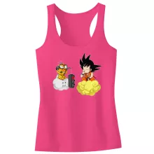 Canotta per bambine e ragazze Son Goku “Son Goku e Lakitu” – Parodia dei Super Mario