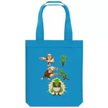 Borsa Tote Bag in cotone organico Videogiochi Parodie