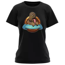 T-shirt Femme Chewbacca « Le Meilleur Ami de l'Homme... » – Parodie Star Wars