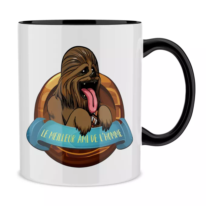 Mugs Parodie Star Wars Le Meilleur Ami de l'Homme... - Chewbacca