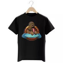 T-shirt Enfant Chewbacca « Le Meilleur Ami de l'Homme... » – Parodie Star Wars