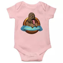 Body bébé (Filles) Chewbacca « Le Meilleur Ami de l'Homme... » – Parodie Star Wars