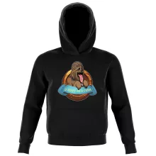 Sweat à capuche Enfant Chewbacca « Le Meilleur Ami de l'Homme... » – Parodie Star Wars
