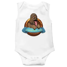 Body bébé Chewbacca « Le Meilleur Ami de l'Homme... » – Parodie Star Wars