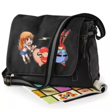 Borsa Messenger Nami “Nami e Eugene Harold Krab” – Parodia dei One Piece