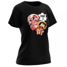 T-shirt de mulher – One Piece de parodia