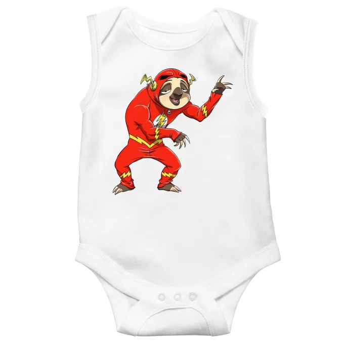 Sleeveless Baby Bodysuits Parody of Flash Flash