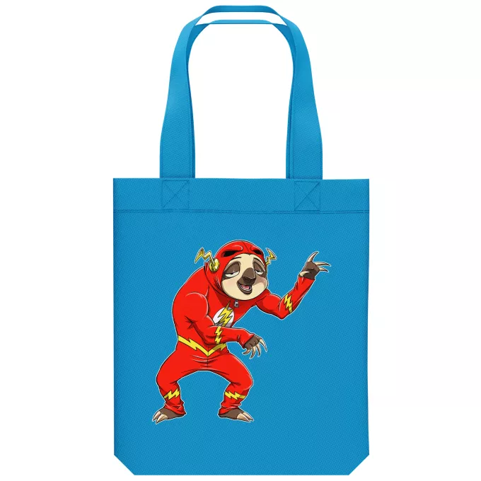 Saco (Tote Bag) de algodão orgânico Paródia Flash Flash