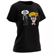 T-shirt Femme Luke Skywalker « Luke Life Episode I : Un père qui craint » – Parodie Star Wars