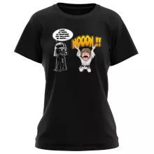 T-shirt Femme Luke Skywalker « Luke Life Episode I : Un père qui craint » – Parodie Star Wars