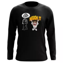T-Shirt à manches longues Luke Skywalker « Luke Life Episode I : Un père qui craint » – Parodie Star Wars