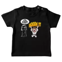 T-shirt bébé Luke Skywalker « Luke Life Episode I : Un père qui craint » – Parodie Star Wars
