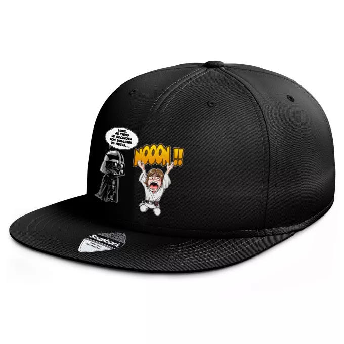 Casquette Rap Snapback Parodie Star Wars Luke Life Episode I : Un père qui craint :) - Luke Skywalker, Dark Vador