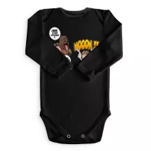 Body bébé manches longues Luke Skywalker « Luke Life Episode III : Un beauf carrément beauf » – Parodie Star Wars
