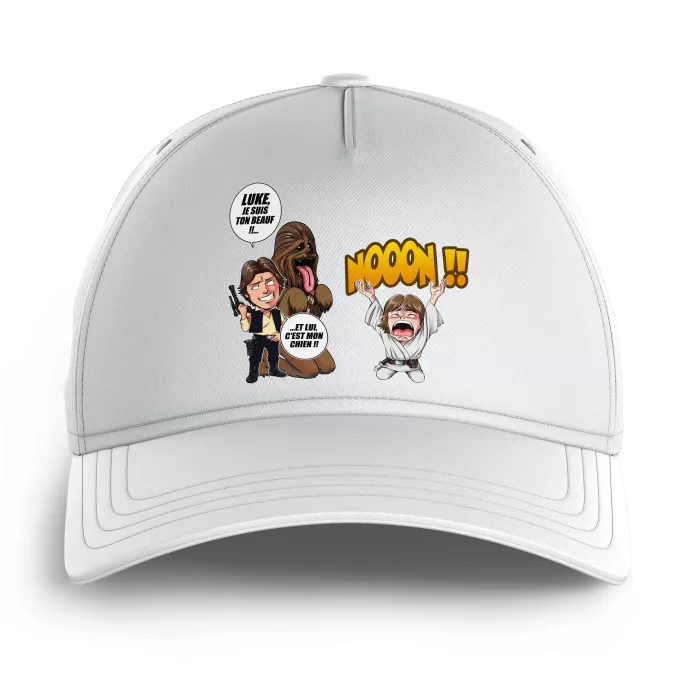 Casquettes Enfants Parodie Star Wars Luke Life Episode III : Un beauf carrément beauf :) - Luke Skywalker, Chewbacca, Han Solo