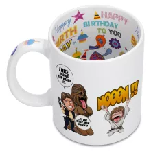 Mug Luke Skywalker « Luke Life Episode III : Un beauf carrément beauf » – Parodie Star Wars