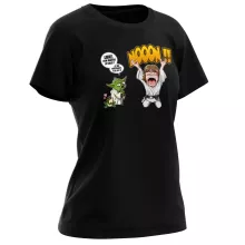 T-shirt Femme Yoda « Luke Life Episode IV : le Maître... » – Parodie Star Wars