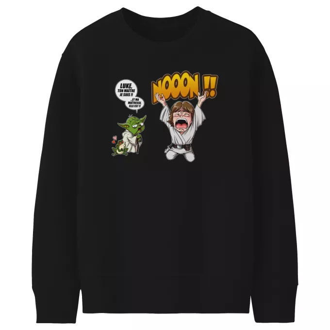 Pulls Enfants Parodie Star Wars Luke Life Episode IV : le Maître... - Yoda, Luke Skywalker