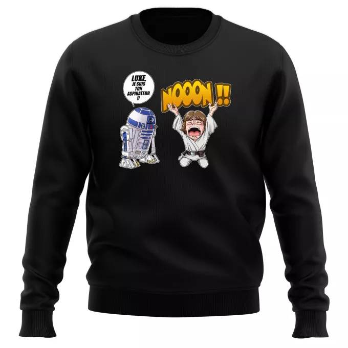 Pulls Parodie Star Wars Luke Life Episode V : un robot...ménager !! - Luke Skywalker, R2-D2