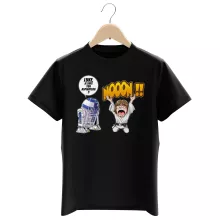 T-shirt Enfant Luke Skywalker « Luke Life Episode V : un robot...ménager !! » – Parodie Star Wars