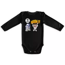 Body bébé manches longues Luke Skywalker « Luke Life Episode V : un robot...ménager !! » – Parodie Star Wars