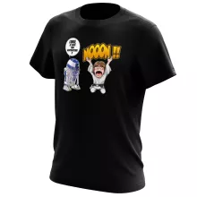 T-shirt Luke Skywalker « Luke Life Episode V : un robot...ménager !! » – Parodie Star Wars