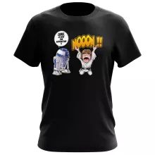 T-shirt Luke Skywalker « Luke Life Episode V : un robot...ménager !! » – Parodie Star Wars