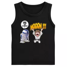 Débardeurs Enfants Luke Skywalker « Luke Life Episode V : un robot...ménager !! » – Parodie Star Wars