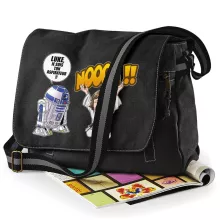 Sac à bandoulière Luke Skywalker « Luke Life Episode V : un robot...ménager !! » – Parodie Star Wars