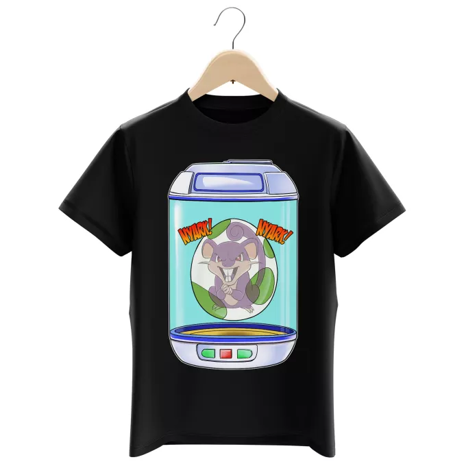 T-shirts för barn Parodi Pokémon Rattata