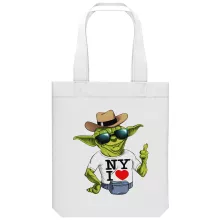 totebag Yoda “New York I Love” – Parodia dei Star Wars